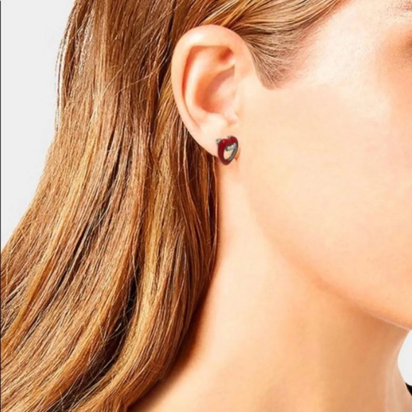 Betsey Johnson Glampire Vampire fang Earrings - Picture 3 of 3